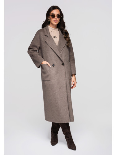 Дамско дълго вълнено палто LARICA