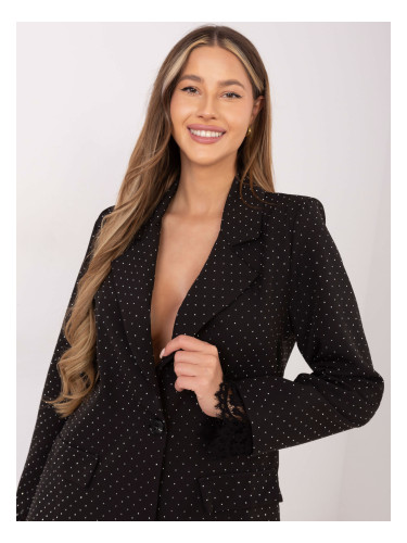 Черно сако на точки
