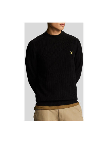 Черен пуловер Lyle & Scott