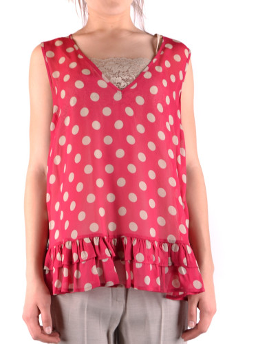 Блуза без ръкави на точки