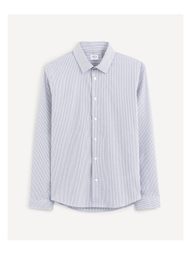 Celio Shirt Baburo slim tiny cube - Men