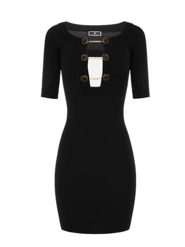 Черна рокля на Elisabetta Franchi