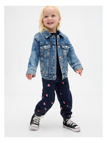 Детски спортни панталони GAP с щампа на сърца