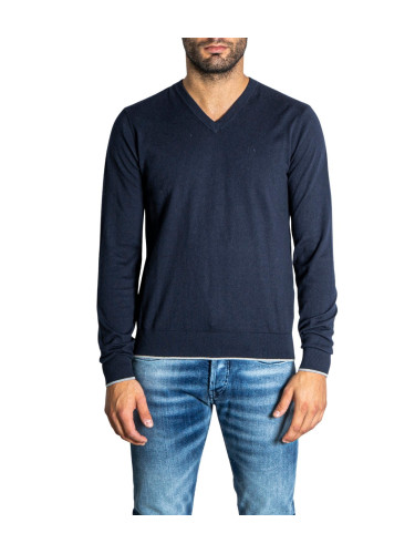 Мъжки пуловер с V-образно деколте Armani Exchange