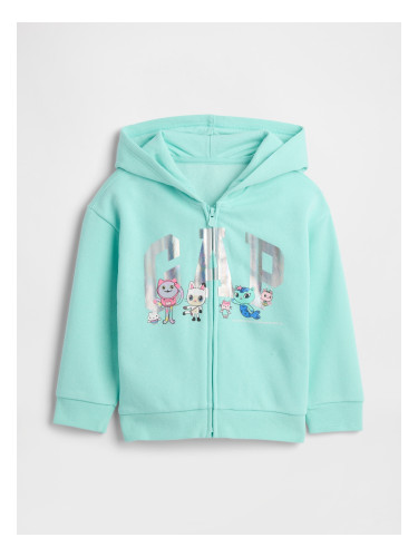 Детски суитшърт с логото на Dollhouse на Gap and Gabby