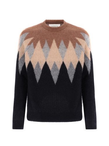 Мъжки пуловер с шарки Laneus