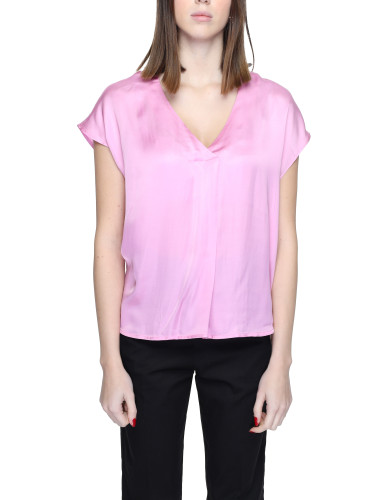 Розова блуза с къс ръкав Rinascimento