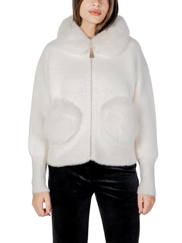 Бяло зимно яке Ayfee