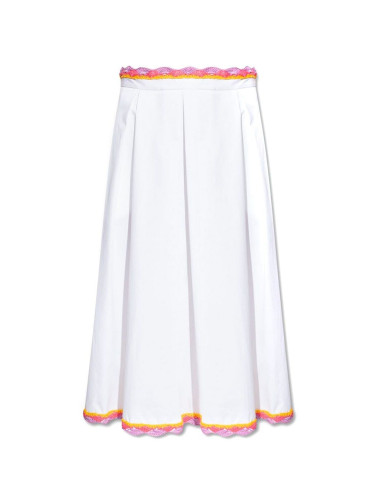 Бяла миди пола Moschino