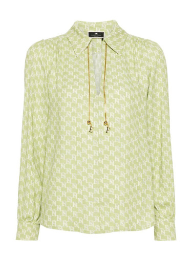 Блуза с шарка Elisabetta Franchi