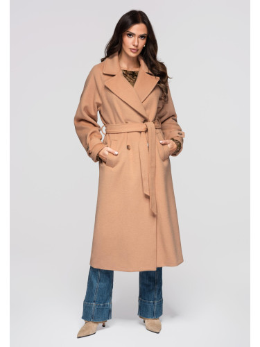 Edoti Women's long wool coat LARICA OW-COLC-0100 v3