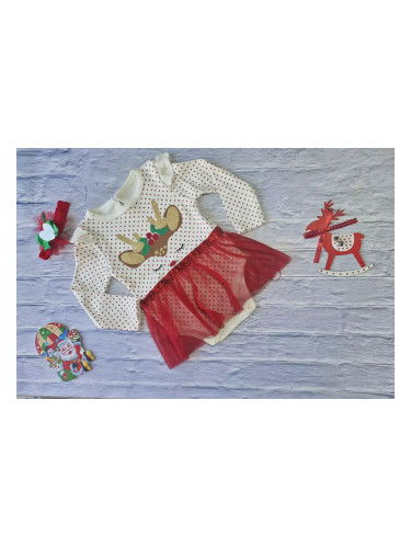 Коледна боди рокля Еленче