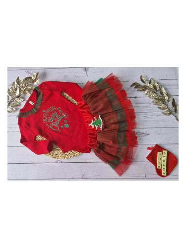 Коледен комплект Wish you Merry Christmas Red