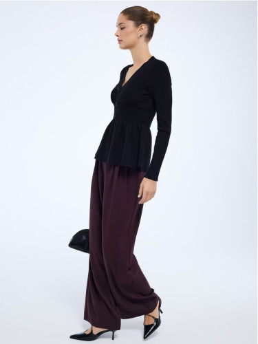 Mohito - Пуловер с волани - черен