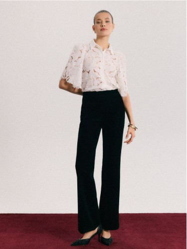 Mohito - Велурен панталон - черен