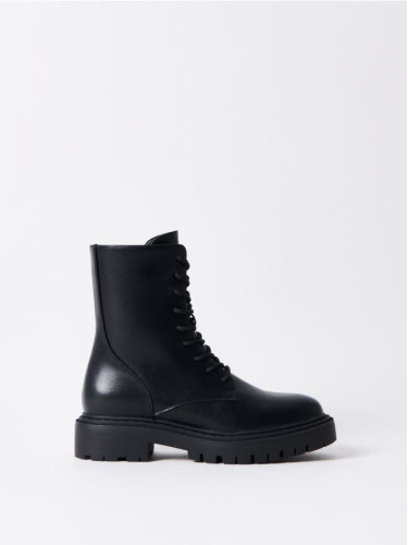 Mohito - Кожени боти - черен