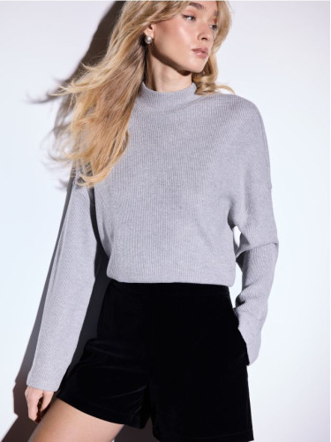 Mohito - Топ с метална нишка - сиво