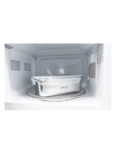 Стоманена херметическа кутия за храна Nerthus за микровълнова - 1600 мл
