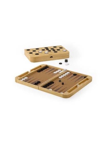 Игра табла и дама UMBRA BLITZ - цвят натурално дърво