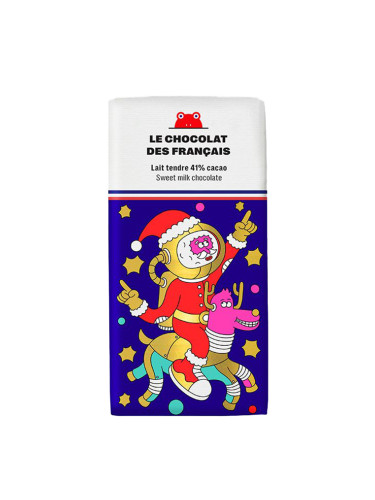 Le chocolat des français Коледен млечен шоколад органичен