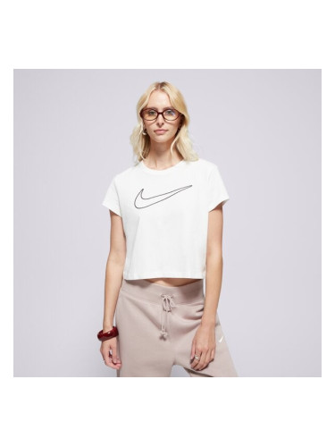 Nike Тениска W Nsw Club Ss Tee Hbr Md дамски Дрехи Тениски HV5002-100 Бял