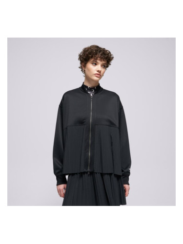 Nike Суитчър Със Закопчаване W Nsw Pleated Jkt дамски Дрехи Суичъри IM7457-010 Черен