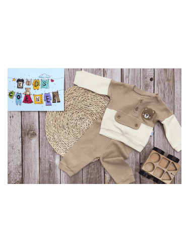 Бебешки комплект за момче любимо мече в кафяво