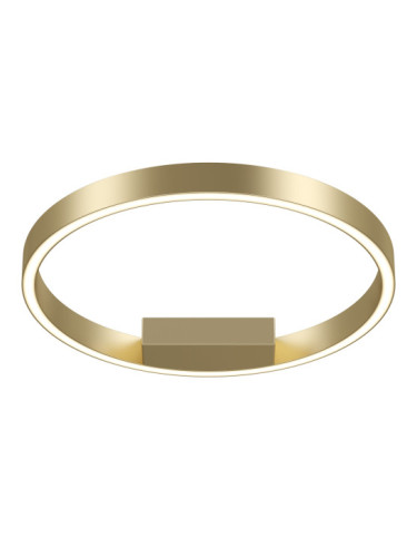 LED плафон MAYTONI MOD058CL-L25BSK RIM BRASS 25W 3000K - 4000K D400 TRIAC DIM