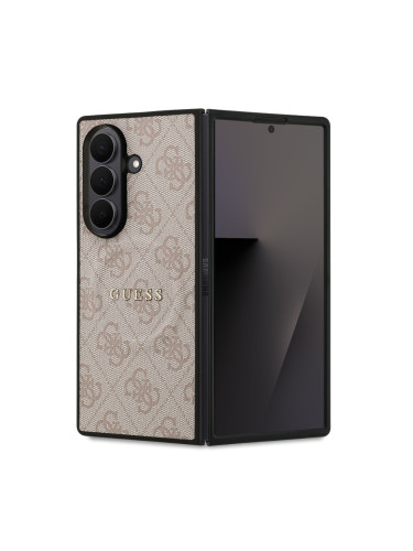 Оригинален кейс Guess 4G Ring Classic Logo MagSafe, За Samsung Galaxy Z Fold7, Розов