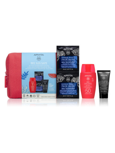 Apivita Bee Sun Safe Dry Touch Gift Set подаръчен комплект за тен SPF 50