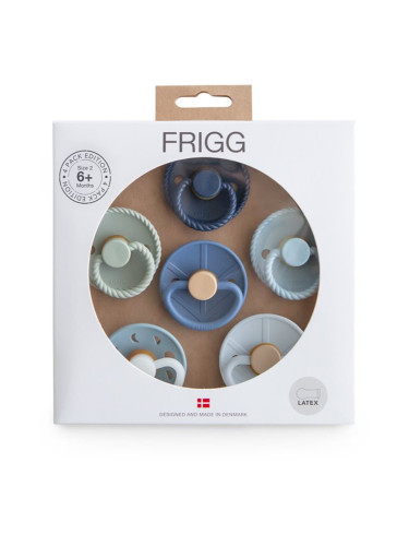 FRIGG Round Latex Endless Sea биберон Size 2 6 бр.