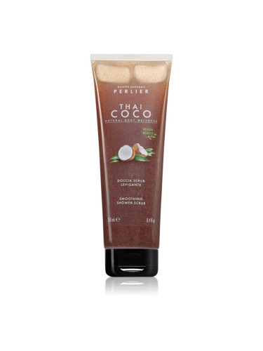 Perlier Thai Coco Smoothing Shower Scrub пилинг за тяло 250 мл.