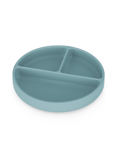 Petite&Mars Take&Match 6m+ разделена чиния кръгъл Frosted Sky 1 бр.