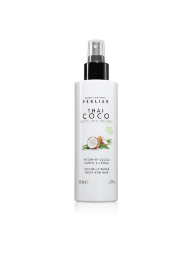 Perlier Thai Coco Coconut Water Body And Hair Парфюмирана мъгла за тяло и коса за тяло и коса аромати 200 мл.