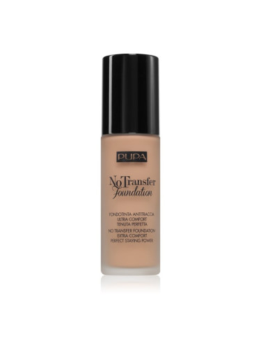 PUPA Milano No Transfer Foundation хидратиращ фон дьо тен SPF 15 цвят Deep Beige 30 мл.