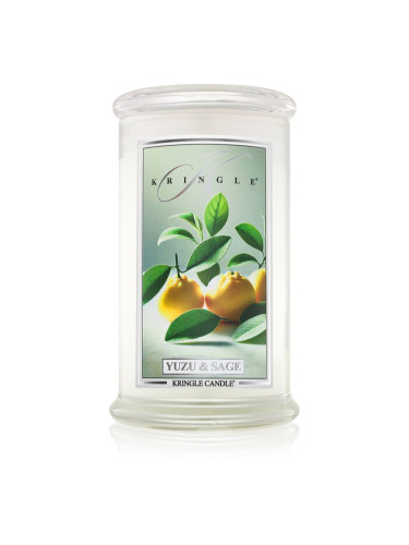 Kringle Candle Yuzu & Sage ароматна свещ 623 гр.