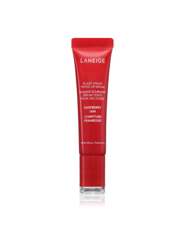 LANEIGE Glaze Craze Tinted Lip Serum тониращ балсам за устни цвят Raspberry Jam 12 гр.