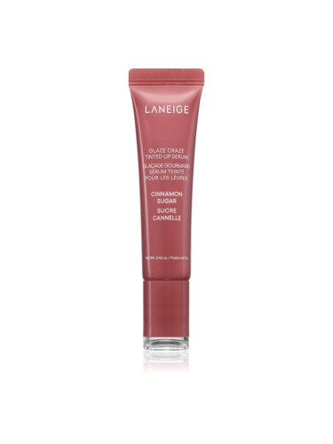 LANEIGE Glaze Craze Tinted Lip Serum тониращ балсам за устни цвят Cinnamon Sugar 12 гр.