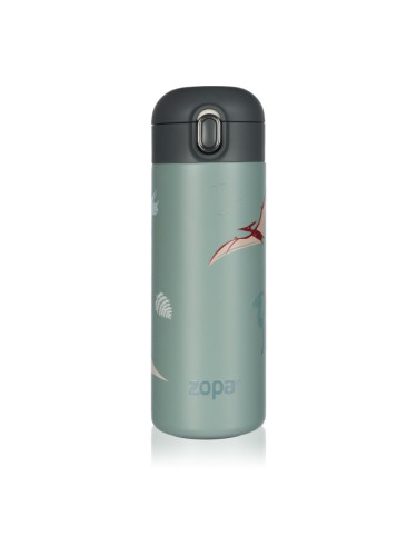 Zopa Thermo Bottle with Drinking Spout термос със сламка Dino 400 мл.