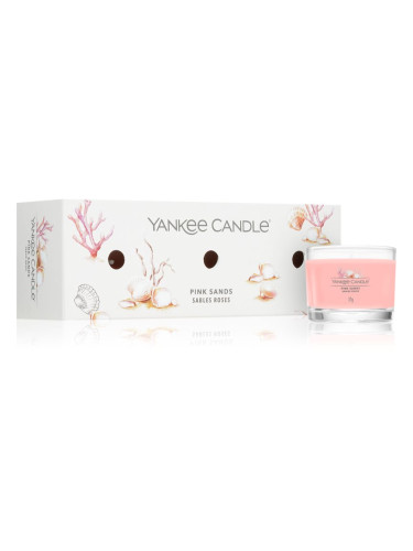 Yankee Candle Pink Sands подаръчен комплект 3x37 гр.
