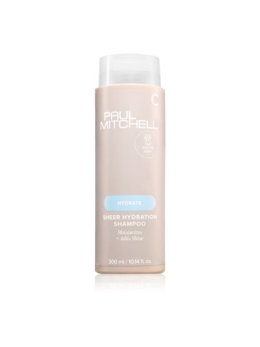 Paul Mitchell Hydrate Sheer Hydration Shampoo хидратиращ шампоан за блясък и мекота на косата 300 мл.