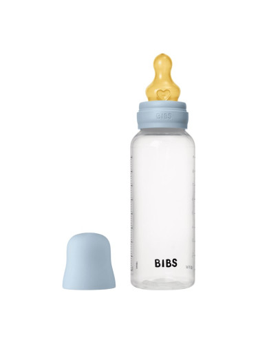 BIBS Anti-Colic Baby Bottle Latex шише против колики Baby Blue 270 мл.