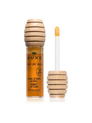 Nuxe Rêve de Miel Honey Lip Care подхранващ балсам за устни в подаръчна опаковка 10 мл.