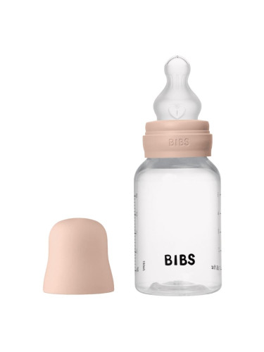 BIBS Anti-Colic Baby Bottle Silicone шише против колики Blush 150 мл.