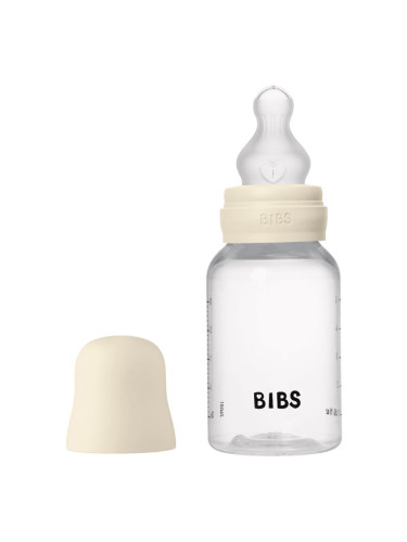 BIBS Anti-Colic Baby Bottle Silicone шише против колики Ivory 150 мл.