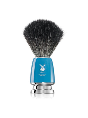 Mühle RYTMO Shaving Brush Black Fibre, Blue Resin четка за бръснене 1 бр.