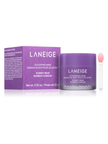 LANEIGE Lip Sleeping Mask нощна регенерираща маска за устни цвят Gummy Bear 20 гр.