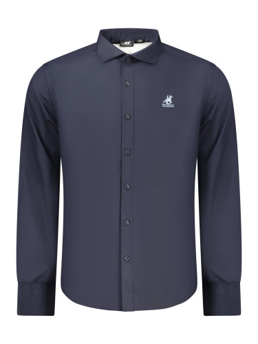 Мъжка едноцветна риза slim fit