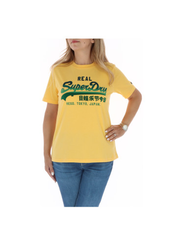 Жълта тениска Superdry
