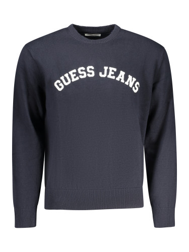 Тъмносин пуловер Guess Jeans
